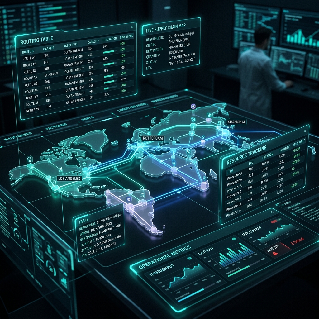 Helix Supply-Chain ERP Dashboard