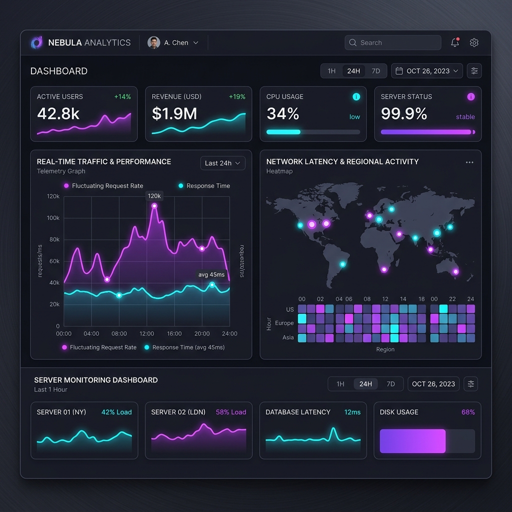 Pulse Log Metrics Dashboard
